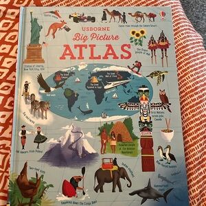 Usborne Big Picture Atlas - like new!